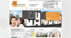 Desktop Screenshot of euroresidences.com