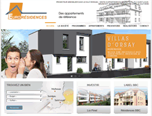 Tablet Screenshot of euroresidences.com